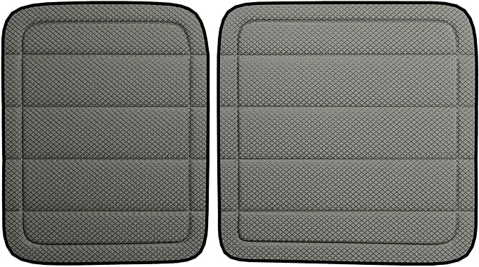 Extra-Thick Side Barn Door Window Covers for Chevy Express/Gmc Savana Van Van,Magnetic Insulated Blackout Window Sunshade, Foldable Design, AllSeasonGuard Pro