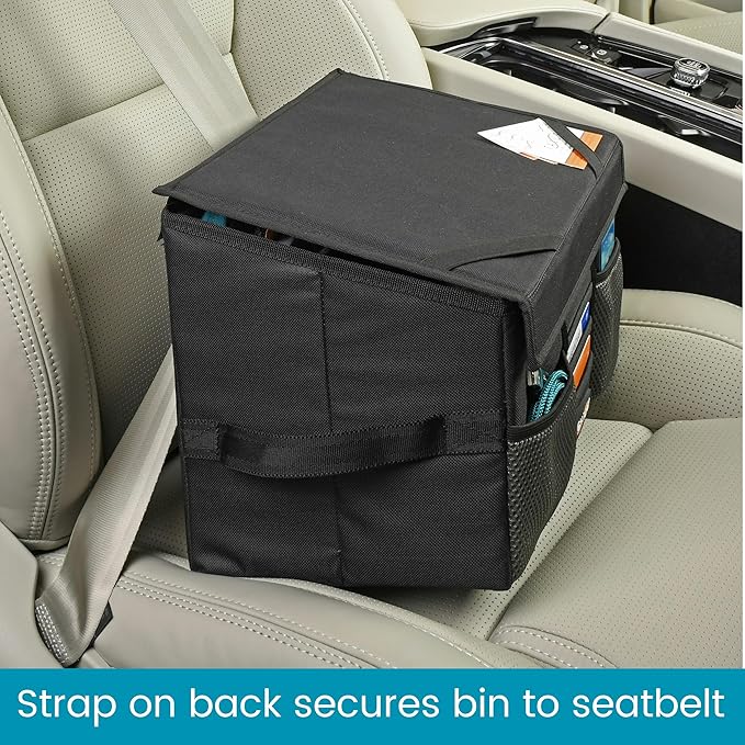 High Road Carganizer Front Seat Car Office Organizer and Mobile Office Work Truck Organizer with Filing Dividers and Desk Top Cover | Front Seat, Mobile Office, Filing Dividers, Desk Top Cover