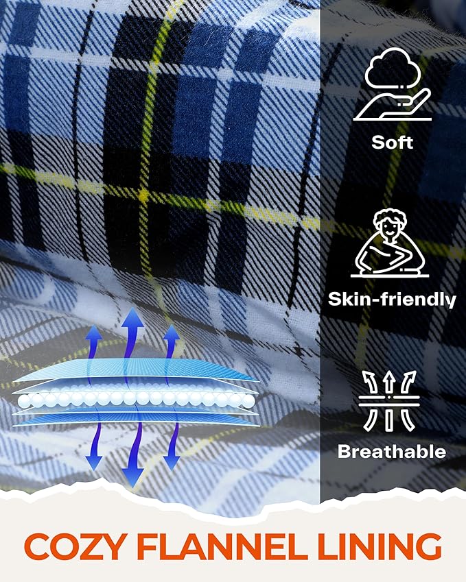 Sportneer 0 Degree Sleeping Bag for Cold Weather, XL Winter Sleeping Bag for Adults, Flannel Lined Camping Sleeping Bag, 32°F–59°F Rated, 87" x 33.5", 4.4 lbs, Detachable Hood, Compression Sack