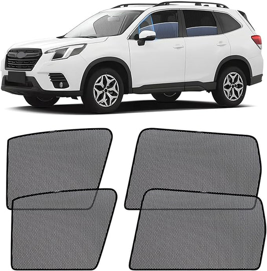 ZATOOTO Car Window Shades for Forester 2019-2024, Car Side Window Sun Shade for Baby from 99% UV Rays and Heat, Car Window Cover Breathable Mesh Window Screen Keep Vehicle Cool for Camping, Napping