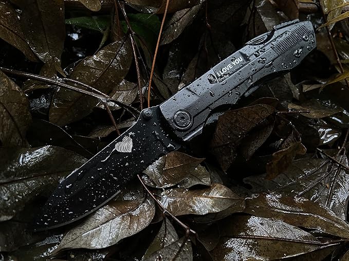 Multitool Pocket Knife for Men, Gifts for Him, Boyfriend, Husband, Dad, Multi Tool Tactical Plier With Nylon Sheath, 'I LOVE YOU'
