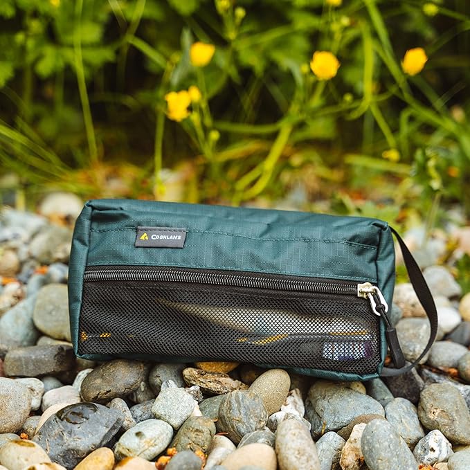 Coghlan's Organizer Bags Set - 3 Sizes (7.5"x3.5", 10"x8", 12"x10") - Lightweight Oxford Ripstop with Mesh Front, Zippered Access - Ideal for Camping Gear, Travel Essentials, and Storage Solutions