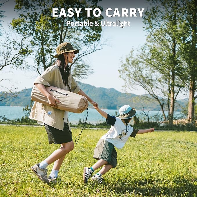 Naturehike Connectable Self Inflating Sleeping Pad, 1.18" Memory Foam Camping Pad, Backpacking Camping Mattress Pad for Tent, Travel, Car, Hammock