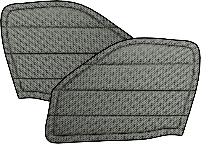 Front Door Window Covers(Pair) for Ram Promaster, 2014-current, Magnetic Insulated Blackout Window Sunshade, Foldable Design, AllSeasonGuard