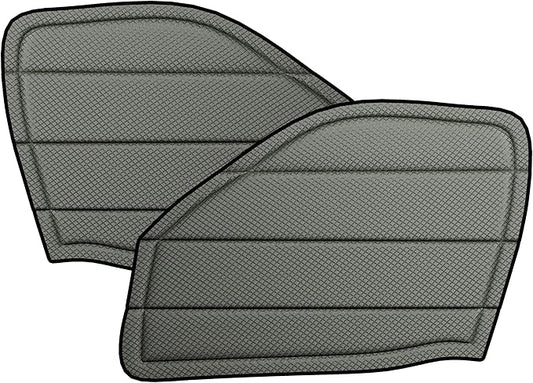 Front Door Window Covers(Pair) for Ram Promaster, 2014-current, Magnetic Insulated Blackout Window Sunshade, Foldable Design, AllSeasonGuard