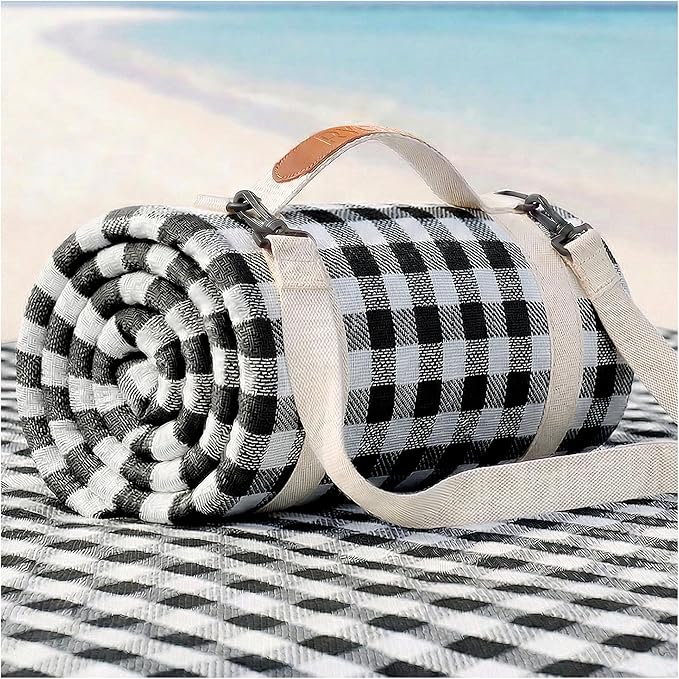 Waterproof Beach Blanket Picnic Camping Mat Extra Large Portable Umbrella Wagon Folding Pop Tent Sun Shelter Shade Canopy Ball Cart Anchor Fan Mesh Rubber Bag Tote Toallas Manta de Playa