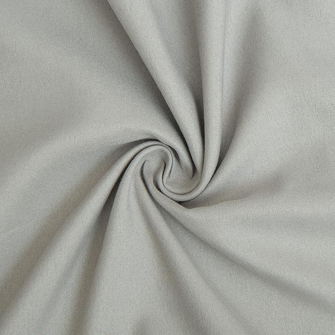 NTBAY Zippered Toddler Pillowcases Set of 2, 100% Brushed Microfiber 13x18 Pillowcases, Super Soft and Cozy Travel Kids Nursery Pillow Cases, 13x18 Inches, Smoke Grey