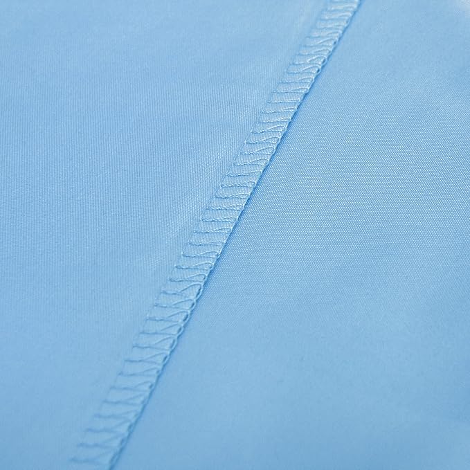 NTBAY Zippered Toddler Pillowcases Set of 2, 100% Brushed Microfiber 13x18 Pillowcases, Super Soft and Cozy Travel Kids Nursery Pillow Cases, 13x18 Inches, Sky Blue