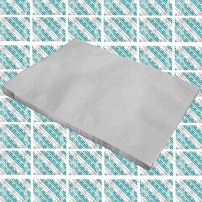 60 - 1 Gallon (10"x14") Mylar Bags & 60 - 300cc Oxygen Absorbers For Dried Dehydrated and Long Term Food Storage - Food Survival
